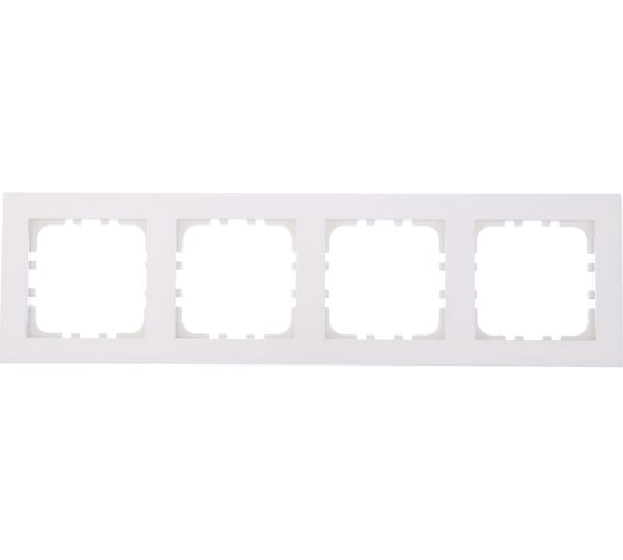 Рамка 4-постовая LK Studio LK80 FLAT белый 844404-1 1