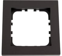 Рамка 1-постовая LK Studio LK80 FLAT черный бархат 844108-1