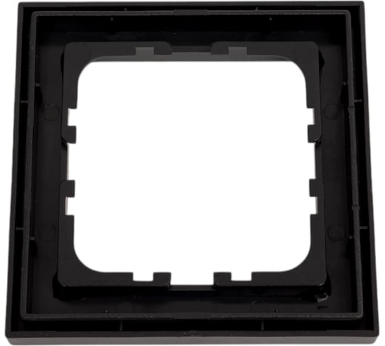 Рамка 1-постовая LK Studio LK80 FLAT черный бархат 844108-1