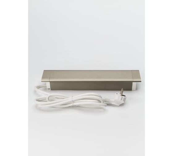 Встраиваемая выдвижная розетка Inrior на 3 ЕВРО, 2 USB, RJ45 и HDMI, WL-03-10