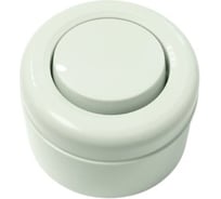 Одноклавишный выключатель Interior Electric пластиковый ABS белый ВП003.1