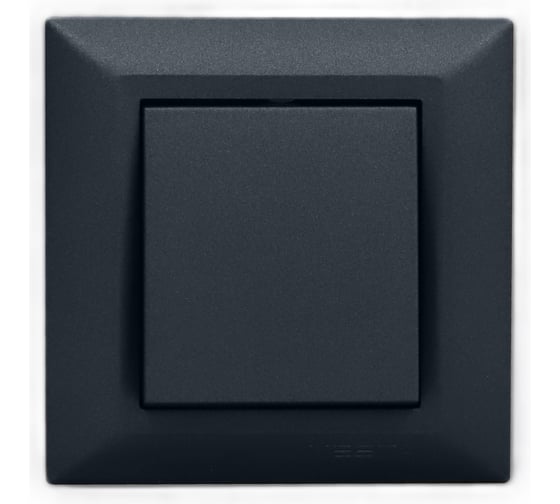 Выключатель Vesta Electric Roma GRAFIT одноклавишный FVK010102GRA