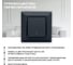 Выключатель Рим Графит промежуточный Metronex Electric FVK010120GRA 4