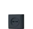 Розетка Metronex Electric Mega Grafit одинарная без заземления F00040103GRA 1