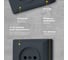 Розетка Metronex Electric Mega Grafit одинарная без заземления F00040103GRA 4