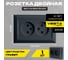 Розетка Metronex Electric Roma Grafit двойная без заземления FRZ00010112GRA 2