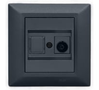 Розетка Metronex Electric Roma Grafit для TV FRZ00010131GRA