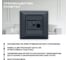 Розетка Metronex Electric Рим Графит для TV FRZ00010131GRA 4