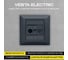 Розетка Metronex Electric Roma Grafit для сетевого кабеля LAN + TV FRZTV010102GRA 3
