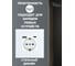 Розетка Vell электрическая, белая, 1 пост, USB-A, USB-C, стеклянная рамка 1369760 3