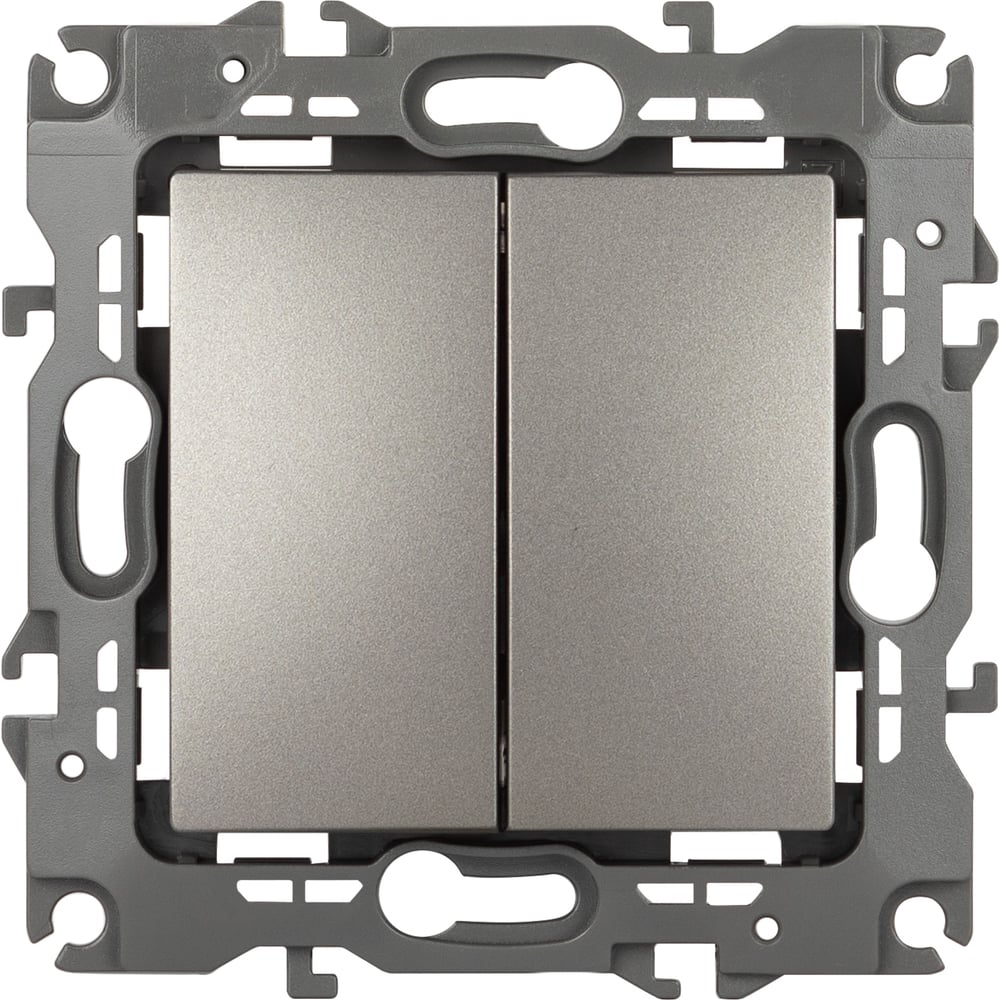 Переключатель перекрестный ЭРА Серия 12 12111216 двойной, 10АХ250В ...