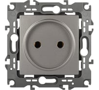 Розетка ЭРА Серия 12 12210516 , 2P, 16А250В, титан Б0065699
