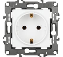 Розетка ЭРА Серия 12 12210101М 2PE Schuko, 16А250В, белый матовый Б0065700