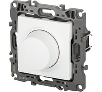 Светорегулятор поворотно-нажимной ЭРА Серия 12 12410101М 400ВА 230В, белый матовый Б0065670