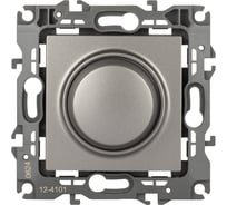 Светорегулятор поворотно-нажимной ЭРА Серия 12 12410116 400ВА 230В, титан Б0065649