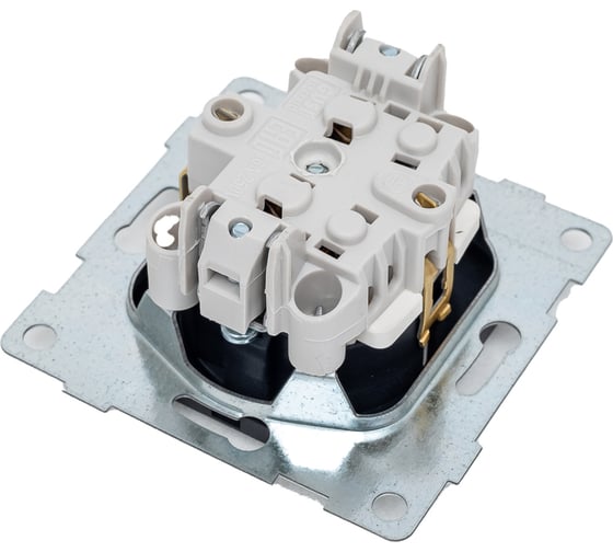 Механизм розетки 1-ой GUSI Electric GUSI Ugra с/з, скрытая установка, графит С11Р3-010