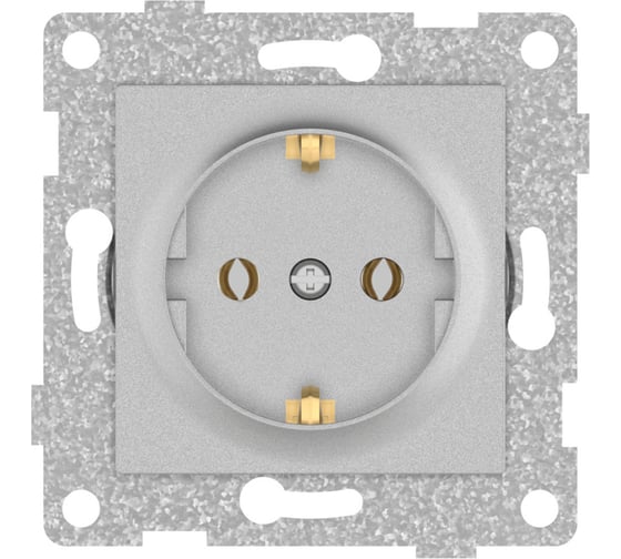 Механизм розетки 1-ой GUSI Electric GUSI Ugra с/з, скрытая установка, серебро С11Р3-004