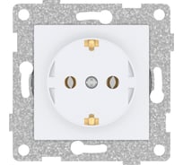 Механизм розетки 1-ой GUSI Electric GUSI Ugra с/з, скрытая установка,  белый С11Р3-001