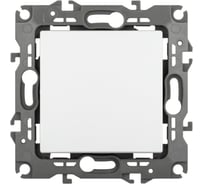 Выключатель ЭРА Серия 12 12110101М , 10АХ250В, белый матовый Б0065666