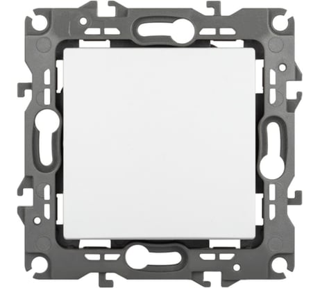 Выключатель ЭРА Серия 12 12110101М , 10АХ250В, белый матовый Б0065666