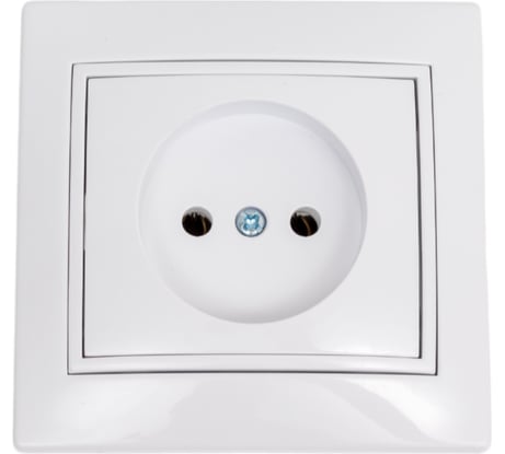 Розетка TANGO без заземляющего конткта белый скрытой проводки 16А, 250В 1008836