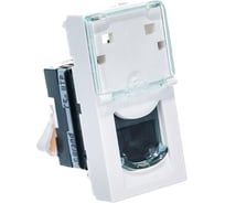 Розетка Legrand MOSAIC RJ45 UTP кат5е 1 модуль белая 76551