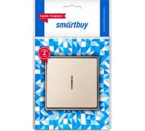 Выключатель 1-клавишный Smartbuy с индикатором 10А шампань Сириус (SBE-07w-10-SW1-1) SBE-07c-10-SW1-1