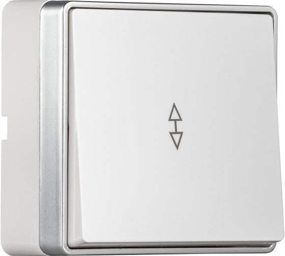Выключатель проходной Smartbuy 1-клавишный 10А белый Сириус SBE-07w-10-SW12-0
