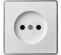 Розетка 1-местная Smartbuy 10А без заземления белая Сириус SBE-07w-10-S1-N