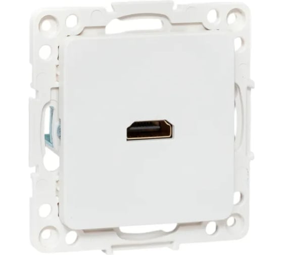 Механизм розетки HDMI EKF Стокгольм белый EYA00-327-10