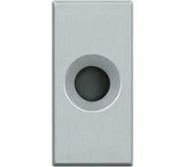 Заглушка Bticino Axolute с выходным отверстием 9 мм, алюминий HC4953