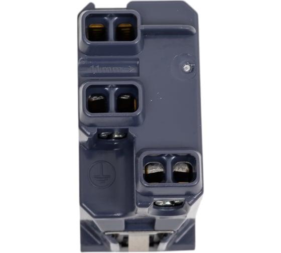 Розетка Bticino Axolute 2К+З, 10/16 А 250 В~ с экранированными контактами, алюминий HC4180