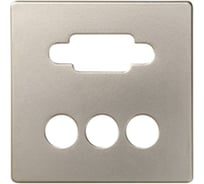 Накладка для коннектора Simon VGA, HD15, мама + 3RCA, S82, S82N, S82, шампань 8200092-034