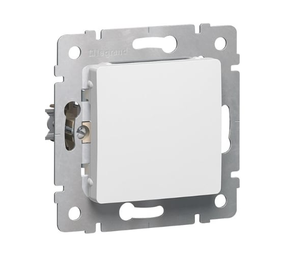 Заглушка Legrand монтажная - Cariva - белый 773646