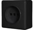 Набор розетка Metronex Electric Mega Black одинарная с заземлением, 9 шт FRZ00010106CMT-9 1