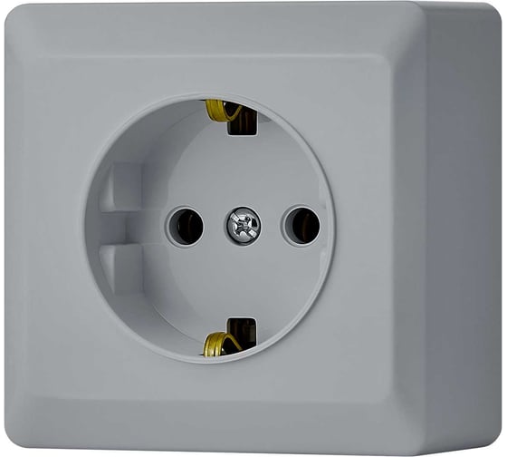 Набор Розетка Vesta Electric Vesta-Electric Mega Silver одинарная с заземлением, 9 шт FRZ00010106SRM-9