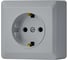 Набор розетка Metronex Electric Mega Silver одинарная с заземлением, 9 шт FRZ00010106SRM-9 1
