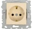 Набор розетка Metronex Electric Roma Cream одинарная с заземлением без рамки, 24 шт FRZ00010108MLK-24 1