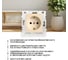 Набор розетка Metronex Electric Roma Cream одинарная с заземлением без рамки, 24 шт FRZ00010108MLK-24 4