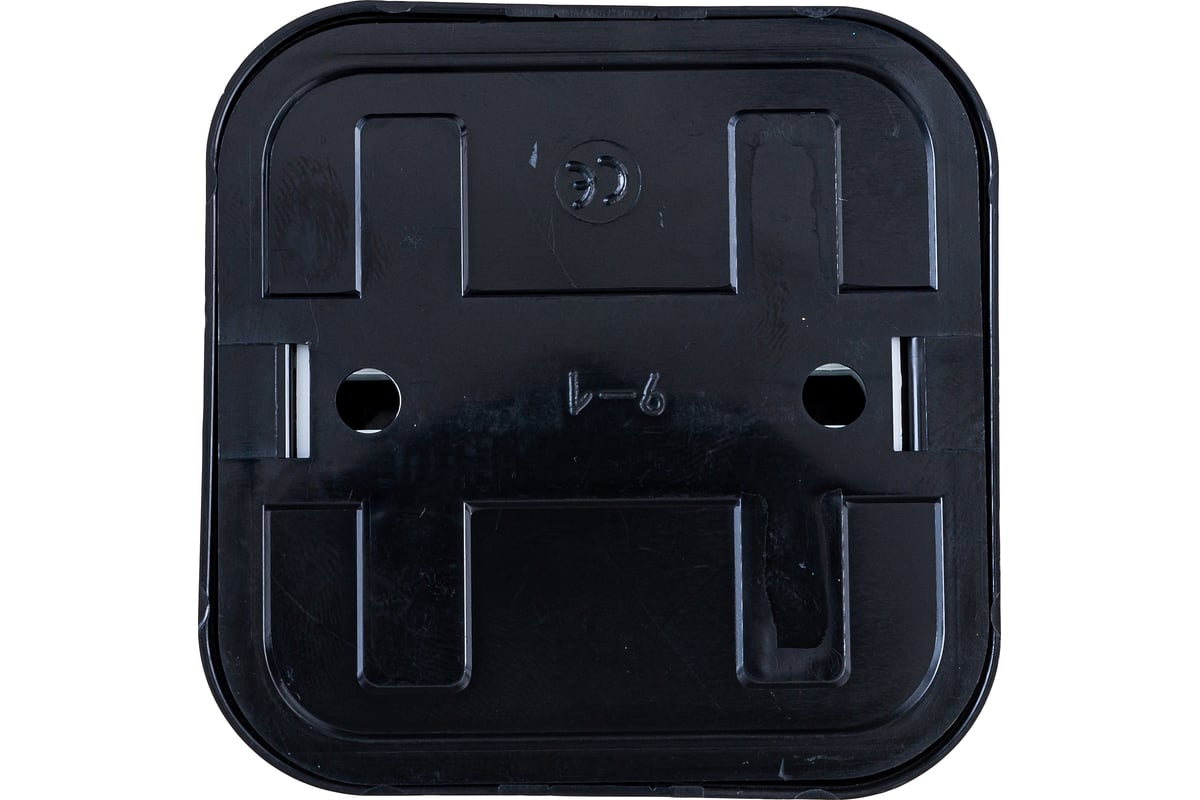 Розетка Bylectrica 1-местная ОУ с заз.конт., серия ПРАЛЕСКА, черный ...