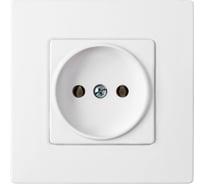 Розетка Bylectrica 1-местная СУ, серия МАСТЕР, белый, РС16-0001