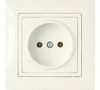 Розетка BYLECTRICA 1-местная СУ, серия УЮТ, бежевый РС16-344 бежевый