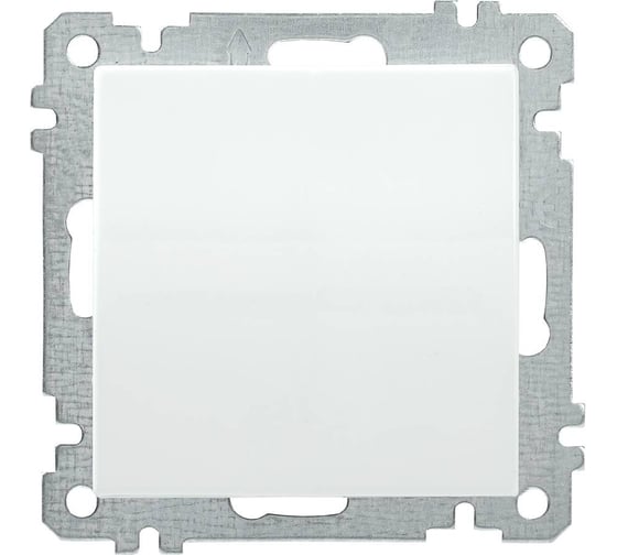 1-клавишный выключатель IEK ВС10-1-0-Б 10А BOLERO белый EVB10-K01-10-1 1