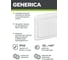 Выключатель GENERICA 2-клавишный 10А ВЕГА белый EVV20-K01-10-DM 3