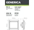 Выключатель GENERICA 2-клавишный 10А ВЕГА белый EVV20-K01-10-DM 4