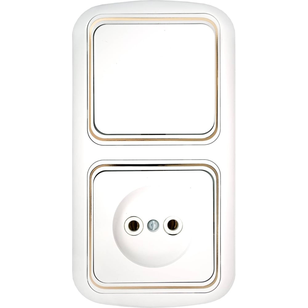 Блок Bylectrica 1 выключатель + розетка скрытой установки, серия ...