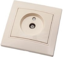 Телевизионная розетка АБК-СИЛА, "ПАНДОРА" слоновая кость 5401902