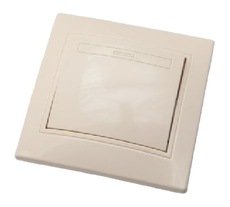 1-клавишный выключатель АБК-СИЛА 10А "ПАНДОРА" слоновая кость 5401102