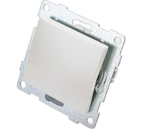 Механизм выключателя GUSI ELECTRIC 1кл., СУ, 10А, 250В, жемчуг С10В1-028