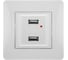 USB розетка GUSI ELECTRIC Ugra двойная, СУ, белый С11USB2-001-СБ 1